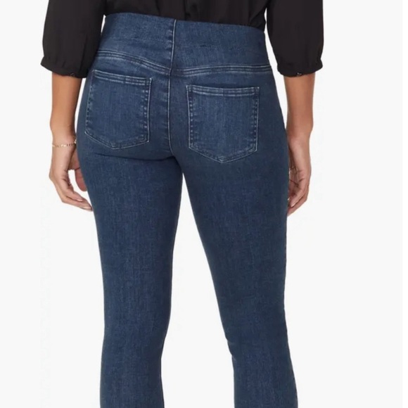 NYDJ‎ Pull-On Jeans Stretch Lift Tuck Ankle Skinny Blue Denim Pants / Jean Sz 6 - Picture 7 of 16